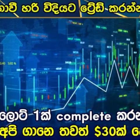 හරි විදිහට ලොස්ට් නොවී ට්‍රේඩ් කරන්න.